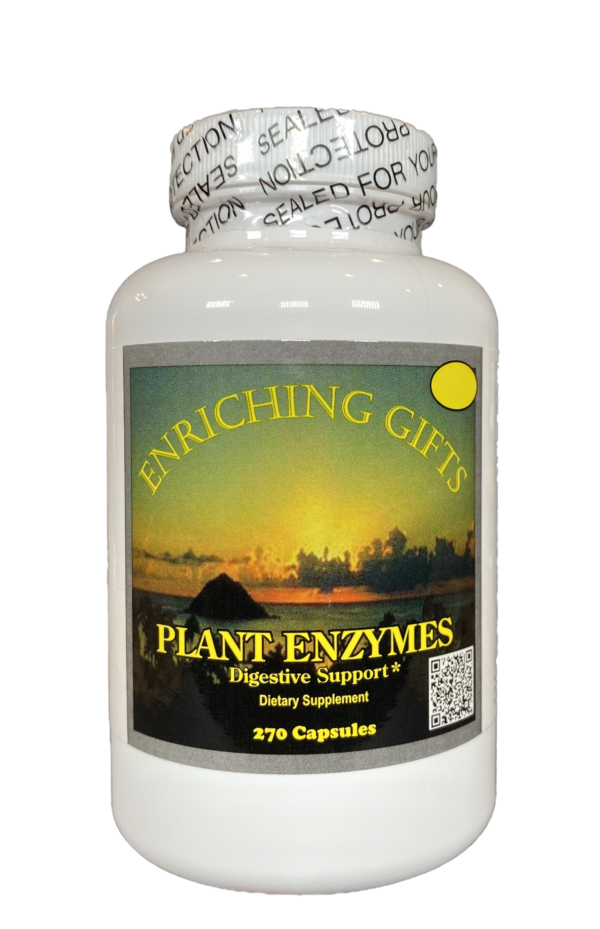PLANT ENZYMES FULL STRENGTH 270 Capsules Enriching Gifts